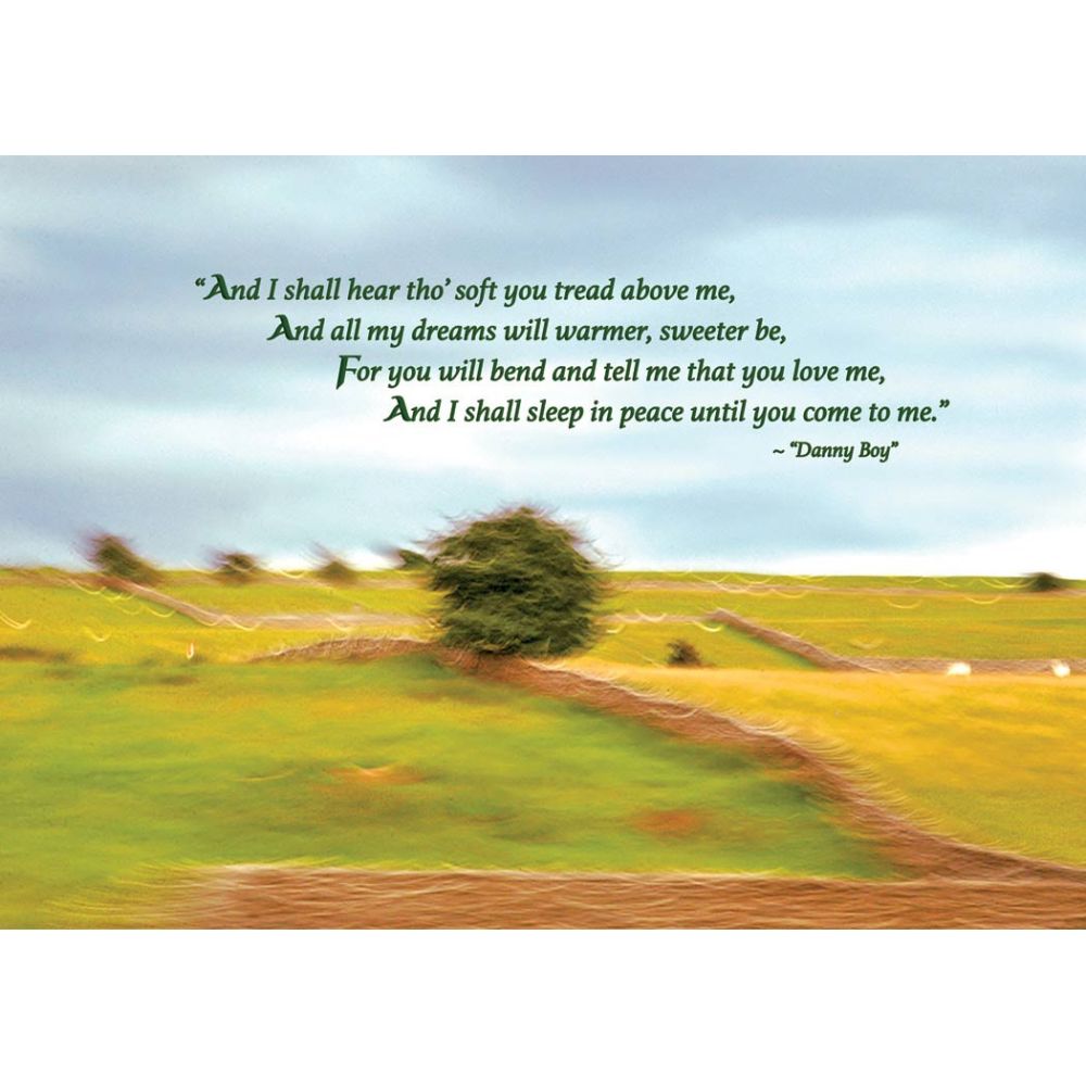 Danny Boy Irish Sympathy Card