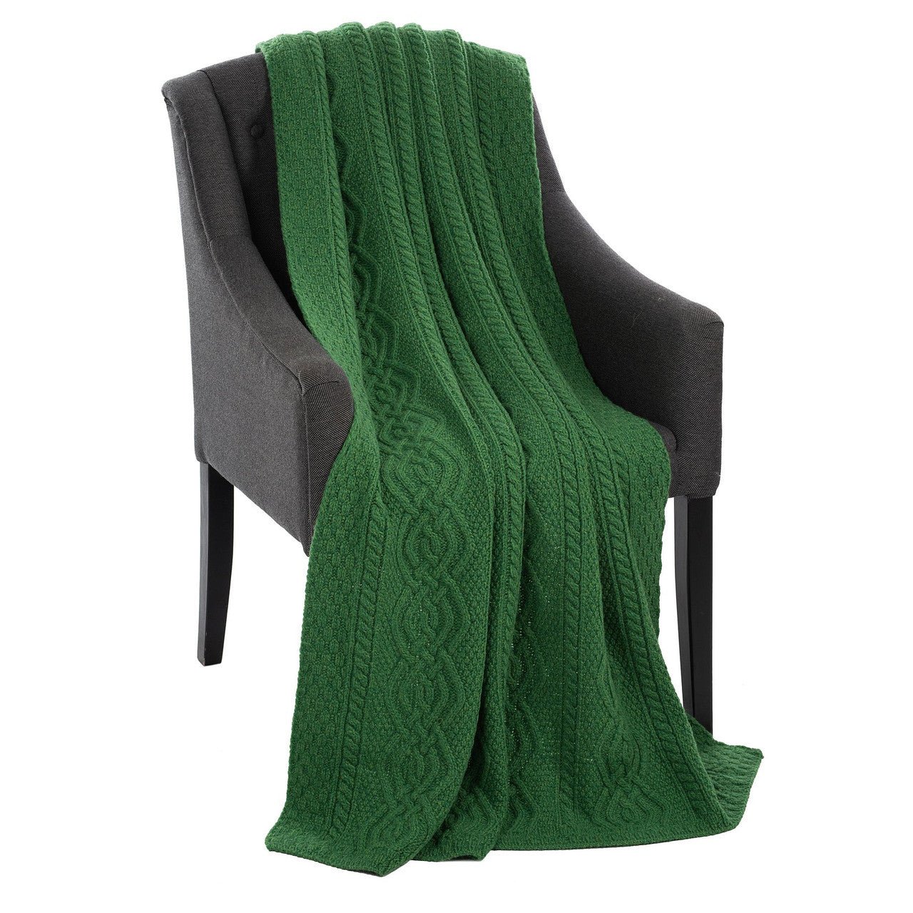 Dara Merino Wool Aran Throw - The Celtic Gift Store - 