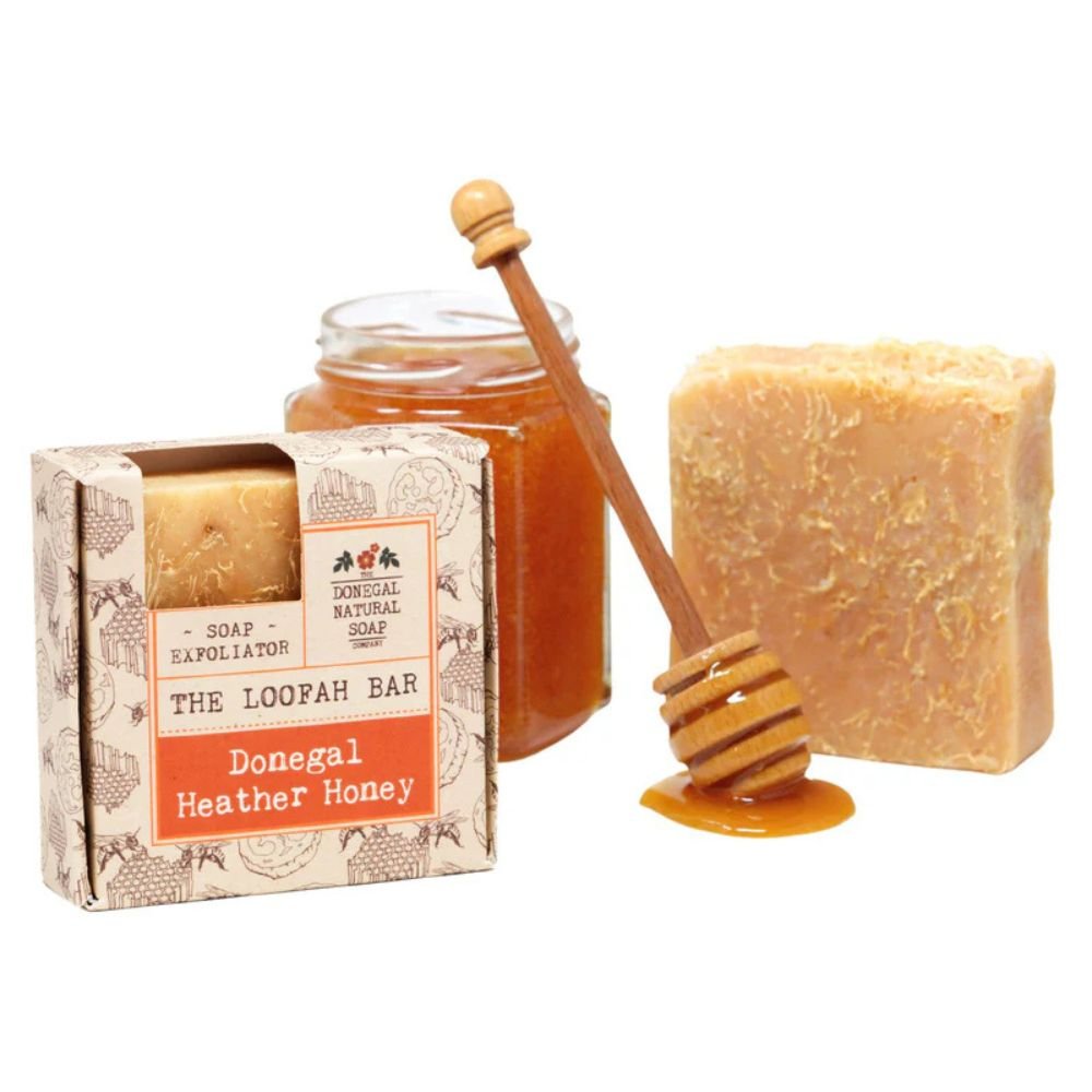 Donegal Heather Honey Irish Handmade Loofa Bar