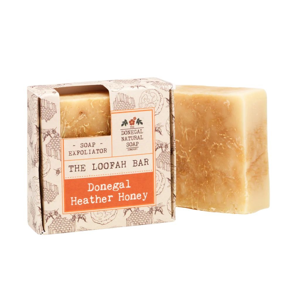 Donegal Heather Honey Irish Handmade Loofa Bar