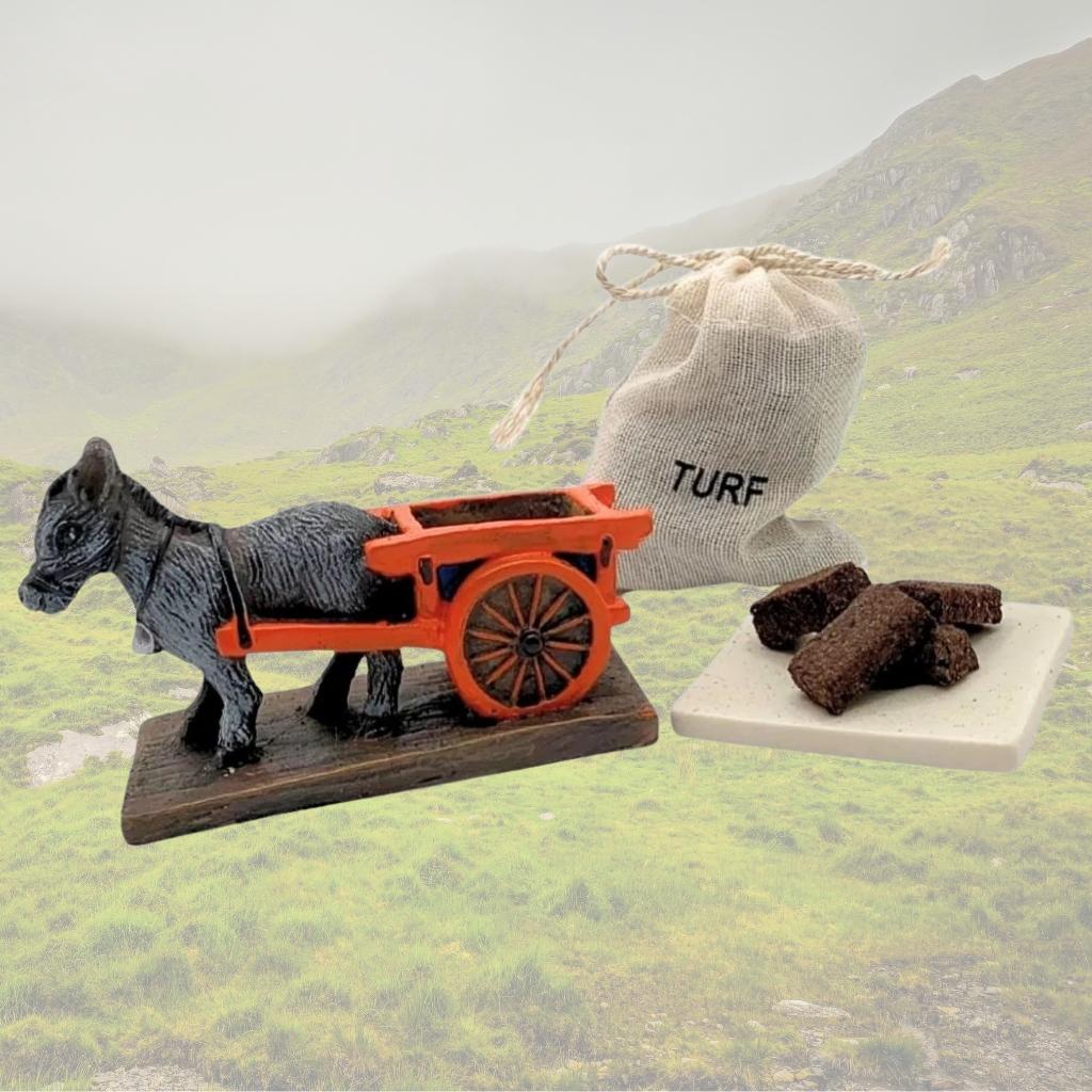 Donkey Carriage Irish Burning Turf and Burner