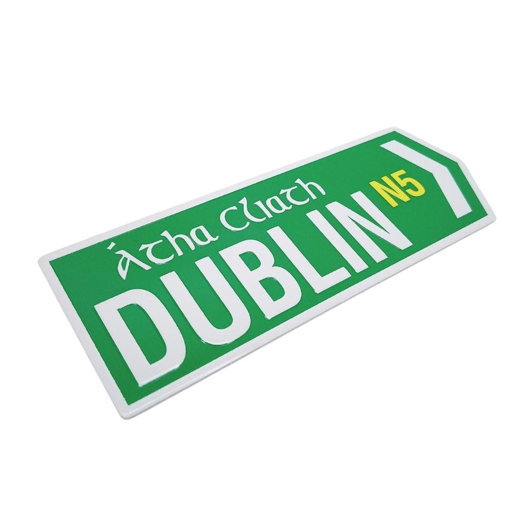 Dublin Road Sign Magnet by Irish Decal Products - Gift