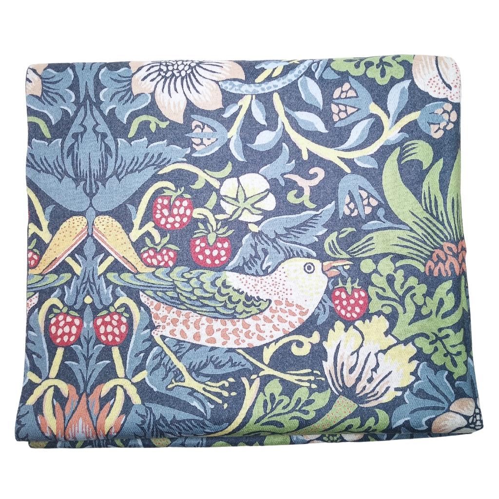 Erin Knitwear Pash William Morris Scarf - Straw Thief Blue