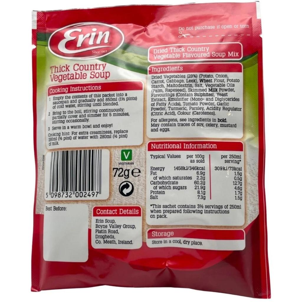 Erin Thick Country Vegetable Soup Mix