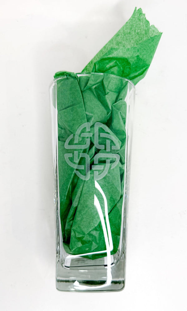 Etched Celtic Knot Glass Tumbler - The Celtic Gift Store - Drinkware