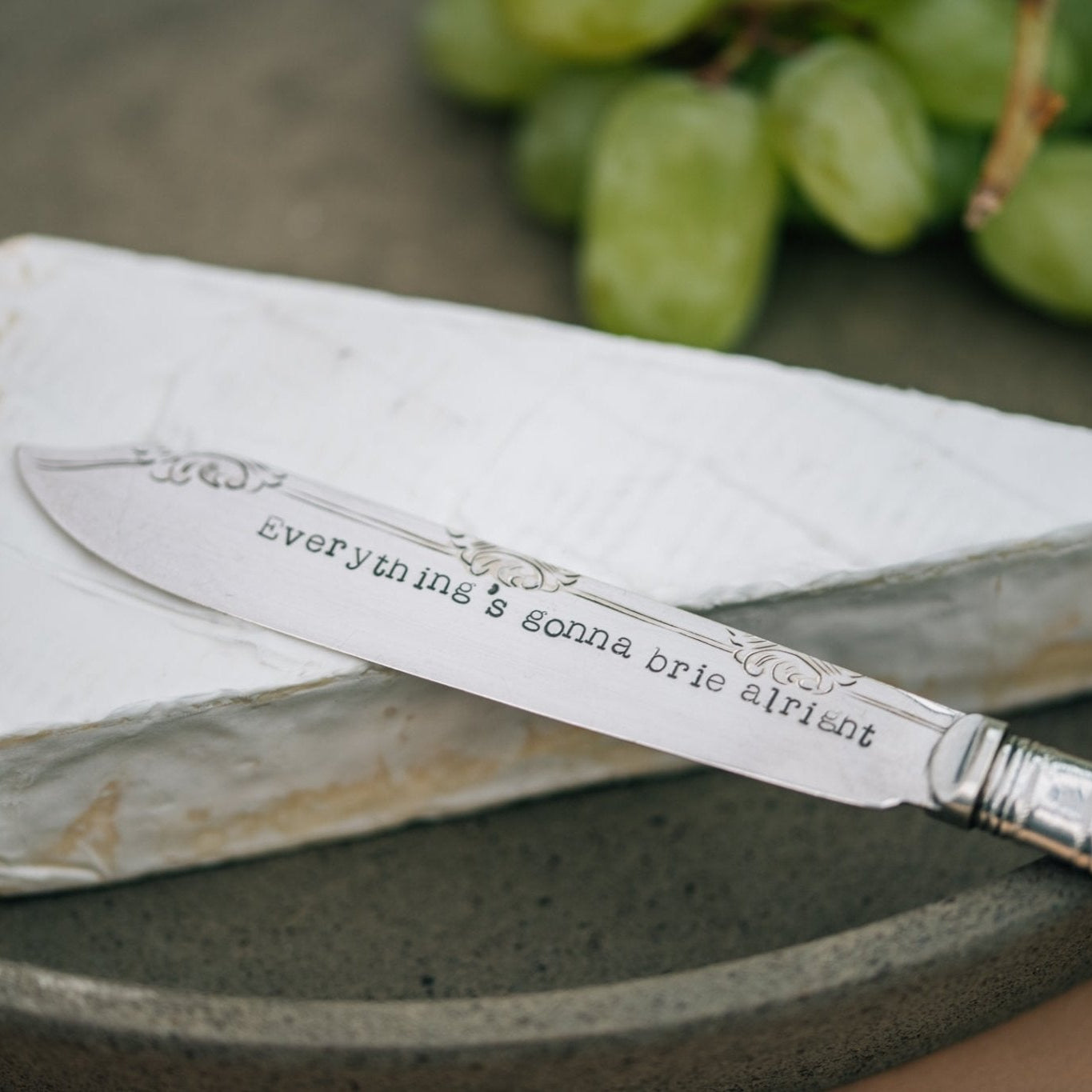 Everything's gonna brie alright' Cheese Knife