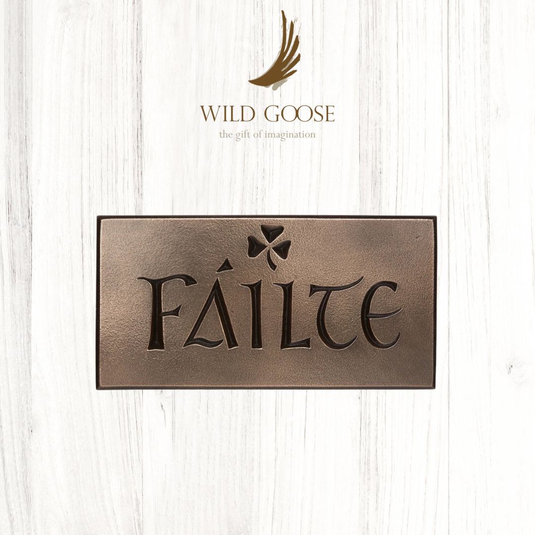 Fáilte Bronze Wall Plaque - Large