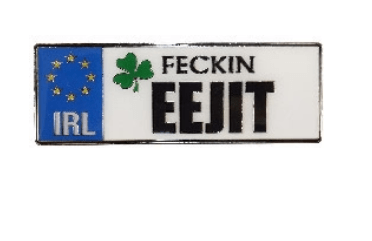 Feckin Eejit Car Plate Magnet - The Celtic Gift Store - Gift