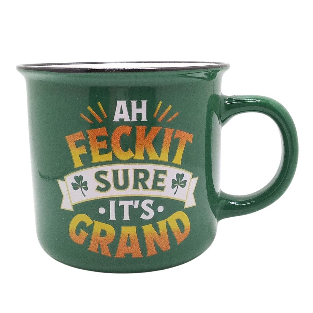 Feckit Sure It's Grand Mug 12oz by Irish Decal Products - Drinkware