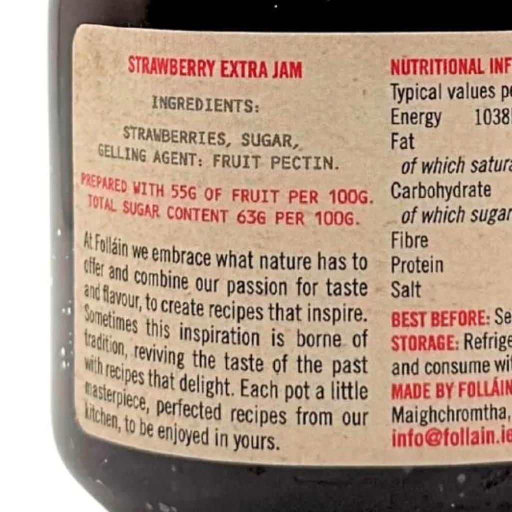Follain Traditional Recipe Strawberry Jam