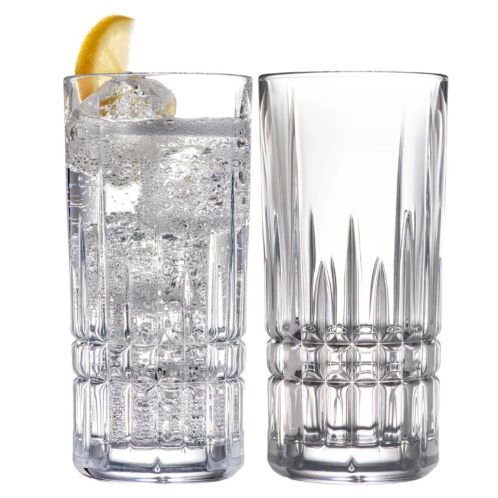 Galway Crystal Liffey Hi-Ball Glass Pair