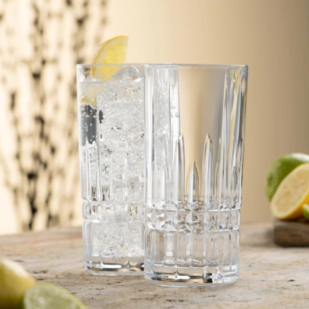 Galway Crystal Liffey Hi-Ball Glass Pair