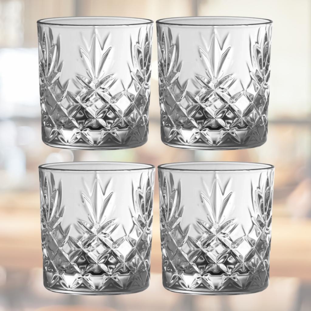 Galway Crystal Renmore Whiskey Glass Set of 4