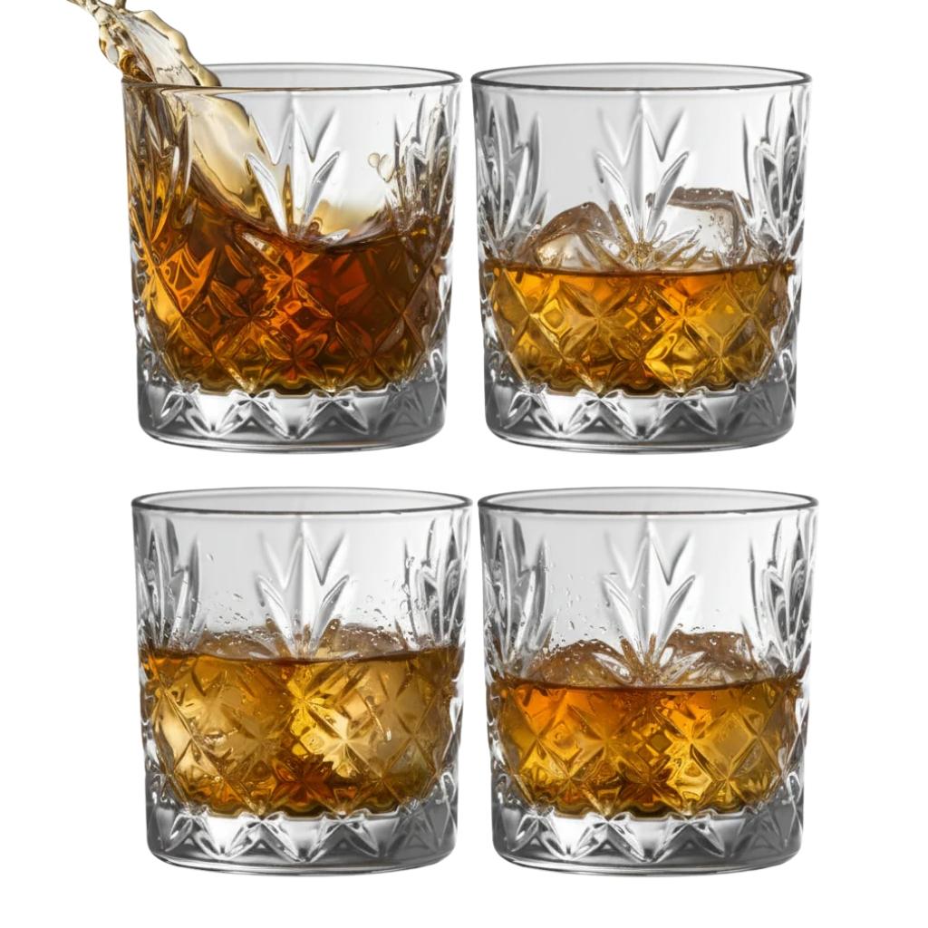 Galway Crystal Renmore Whiskey Glass Set of 4