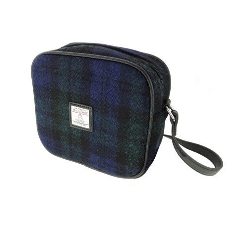 Glen Appin Black Watch Tartan Harris Tweed Mini Bag - The Celtic Gift Store - Handbags