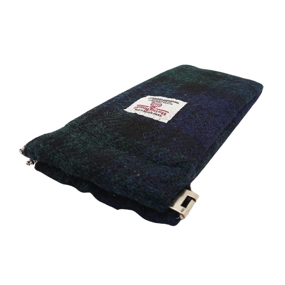 Glen Appin Blackwatch Tartan Harris Tweed Glasses Case
