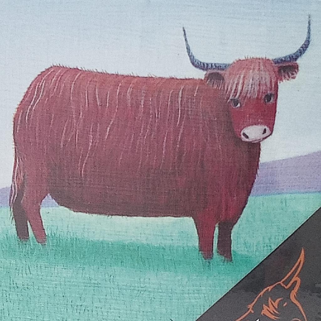 Glen Appin Highland Cow Coasters Set