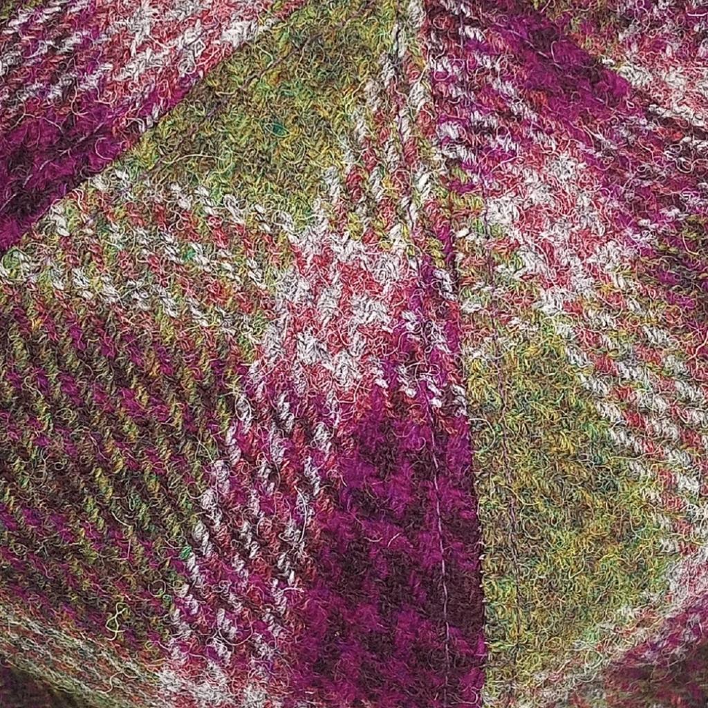 Glen Appin Ladies Heather Check Harris Tweed Cap