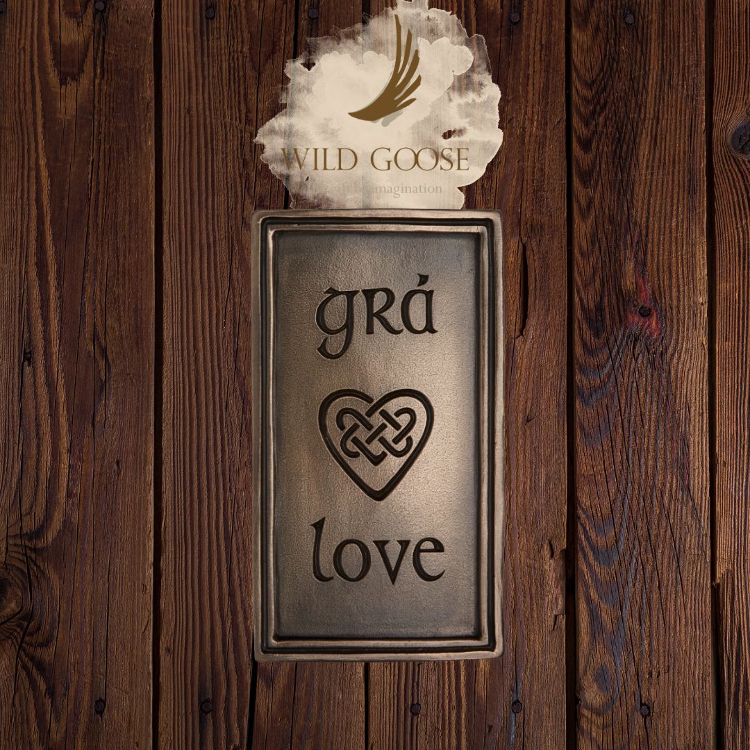 Grá Love Bronze Wall Plaque
