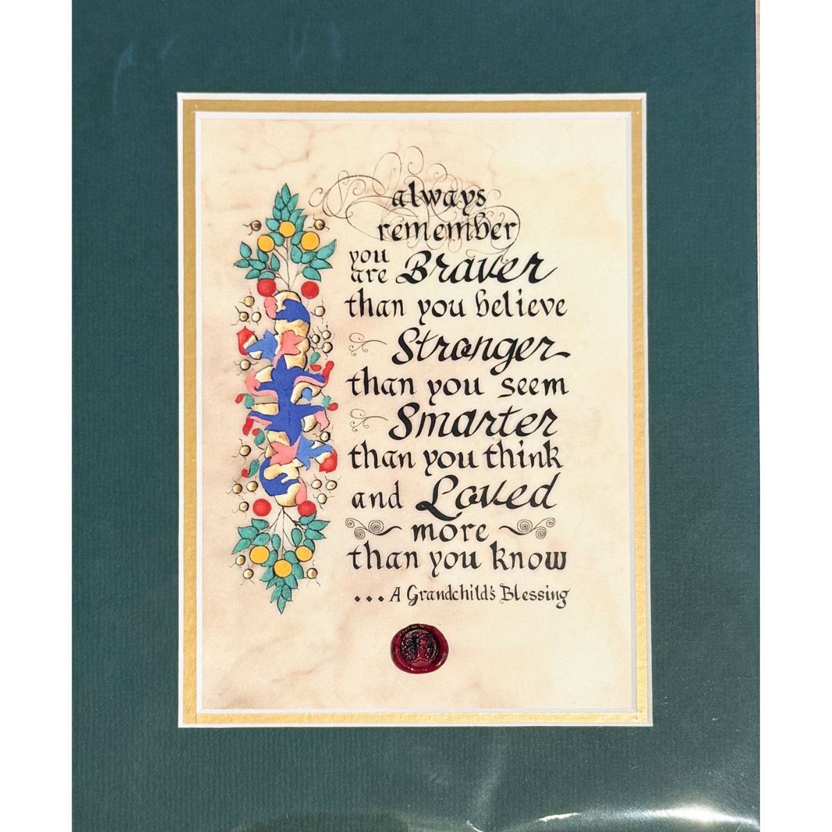 Grandchild's Blessing 8x10 Matted Print