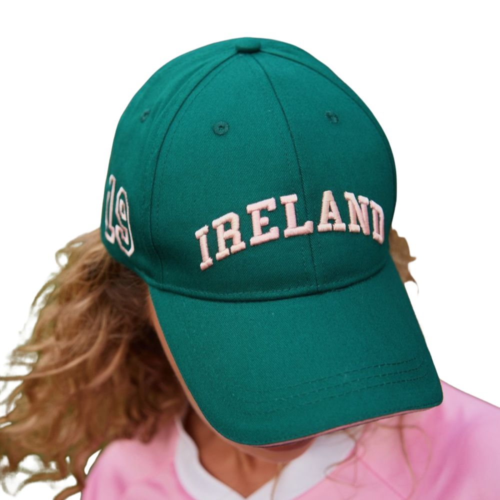 Green and Pink Classic Ireland Baseball Cap