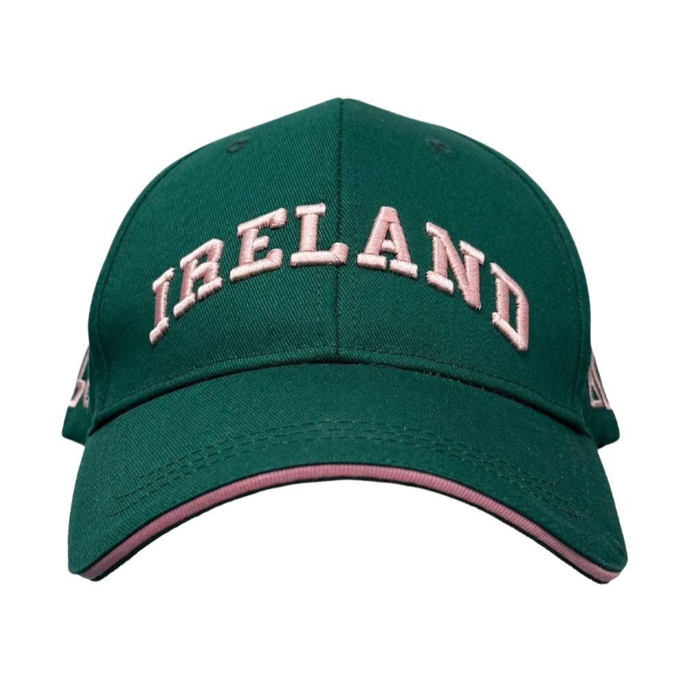 Green and Pink Classic Ireland Baseball Cap