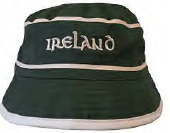 Green Ireland Celtic Knot Reversible Bucket Hat - The Celtic Gift Store - Clothing Accessories