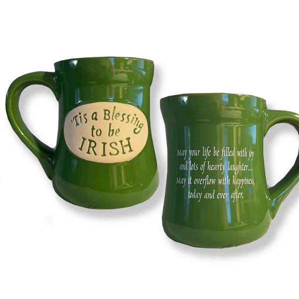 Green Irish Blessing Mug - The Celtic Gift Store - Drinkware