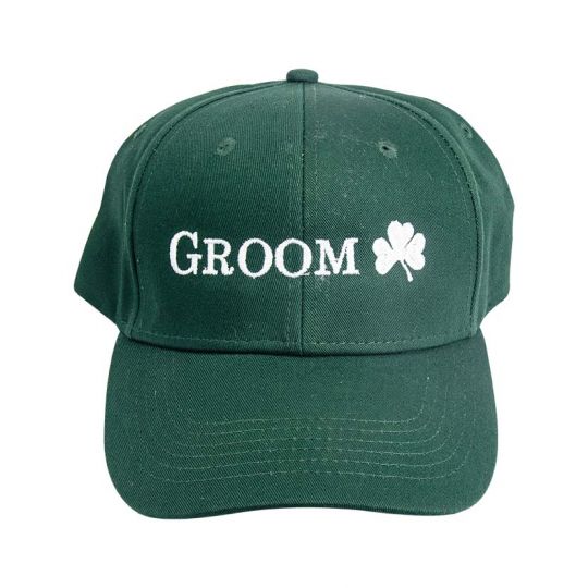 Embroidered Groom Cap