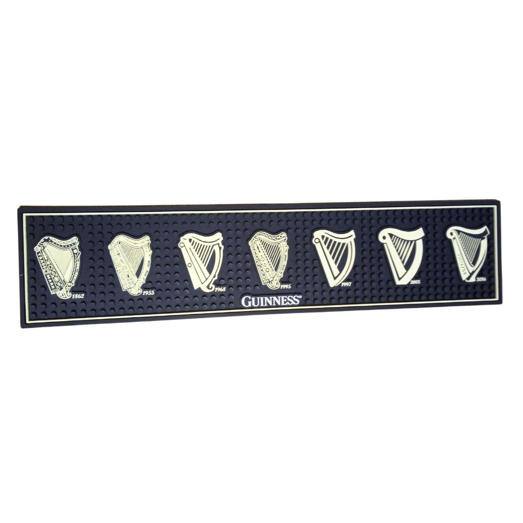 Guinness Evolution of the Harp PVC Bar Mat