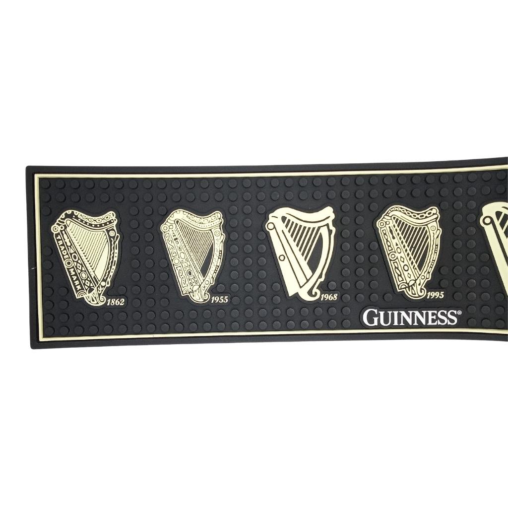 Guinness Evolution of the Harp PVC Bar Mat