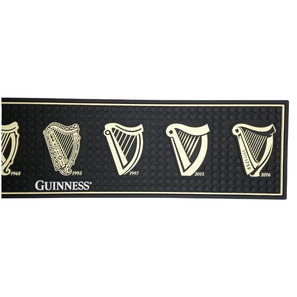 Guinness Evolution of the Harp PVC Bar Mat