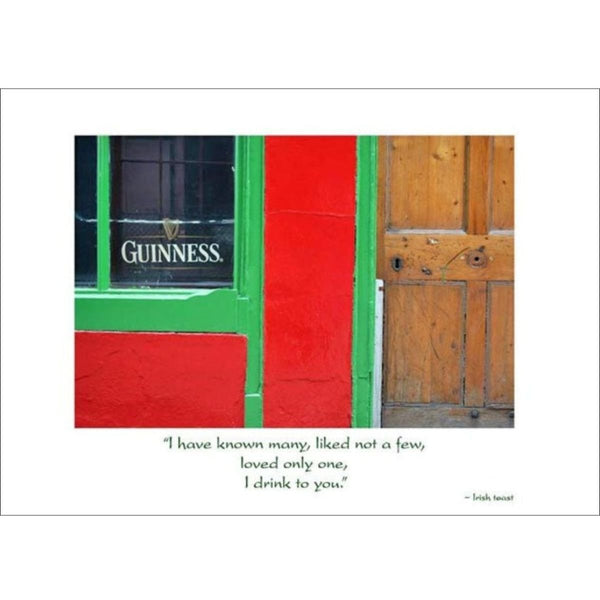 Guinness Greeting Card - Irish Toast