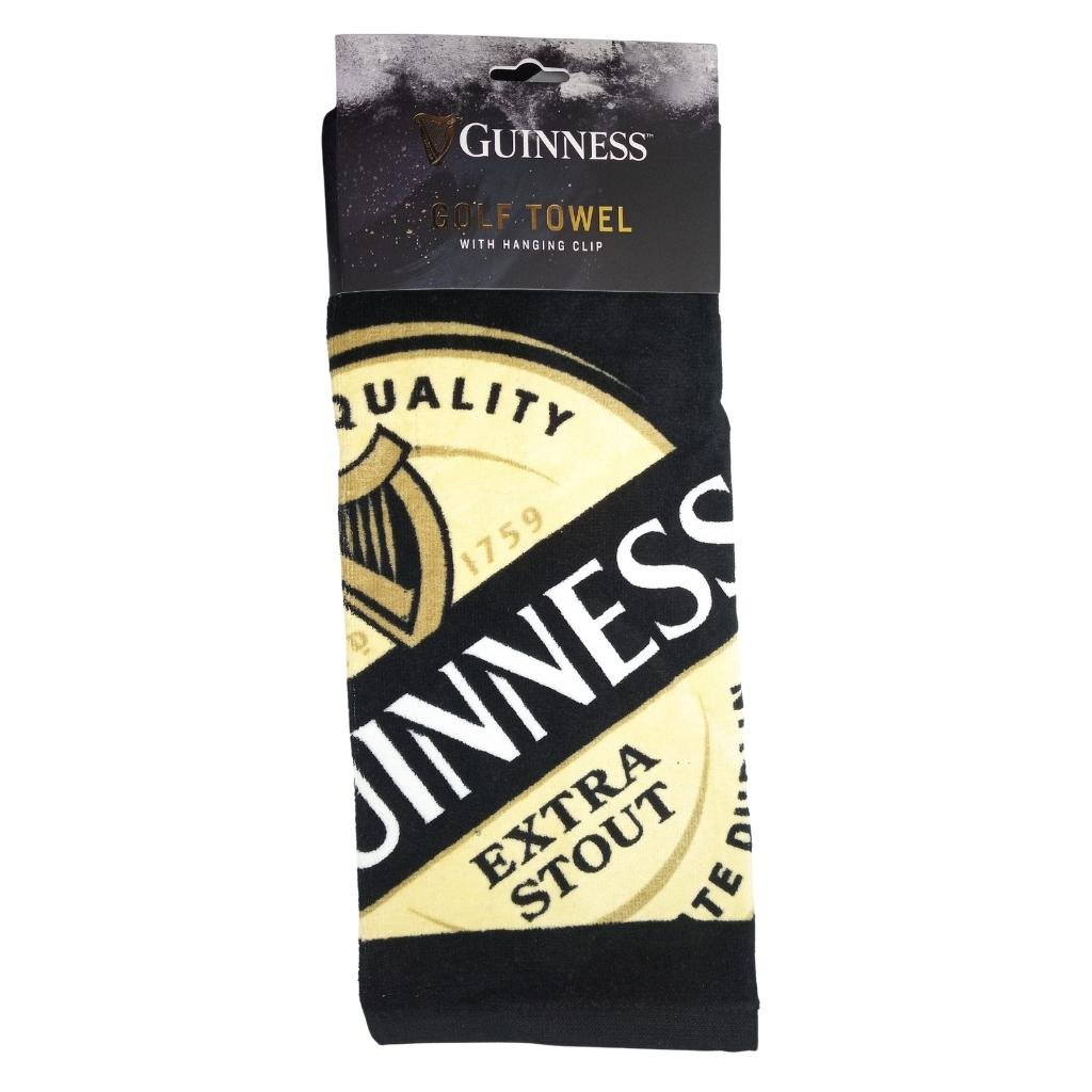 Guinness Label Golf Towel