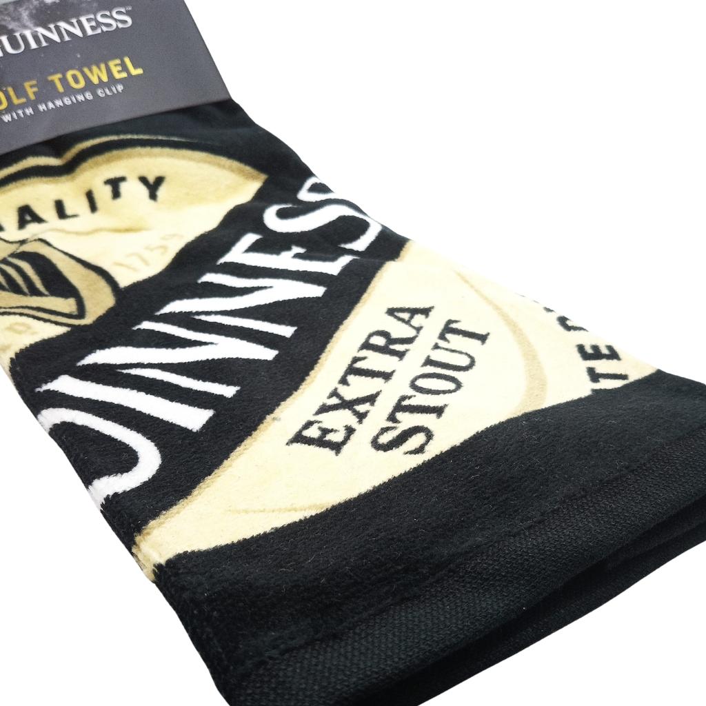 Guinness Label Golf Towel