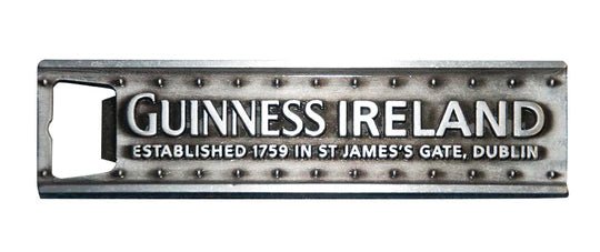 Guinness Metal Bottle Opener Magnet - The Celtic Gift Store - Barware