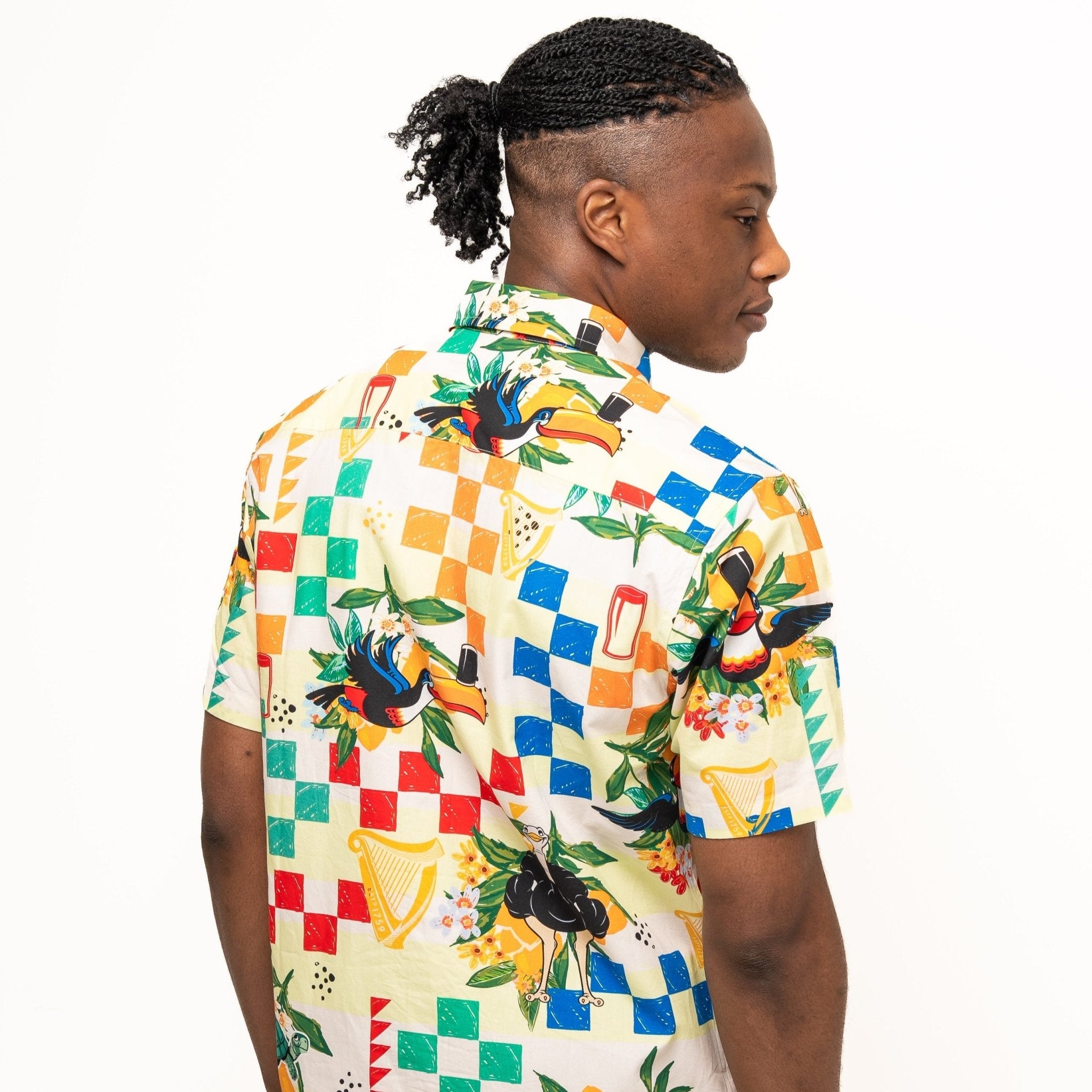 Guinness Toucan Hawaiian Beach Shirt - The Celtic Gift Store - Clothing