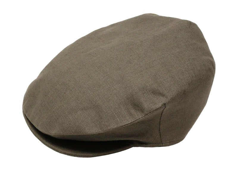 Hanna Hats Linen Donegal Touring Cap - Khaki - The Celtic Gift Store - Hats