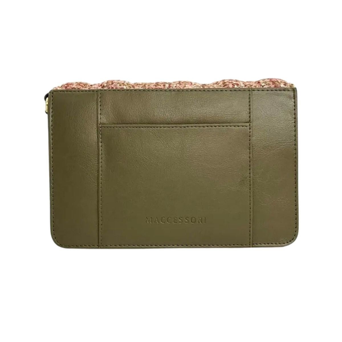 Harris Tweed Quilted Shoulder Bag - Maple Check