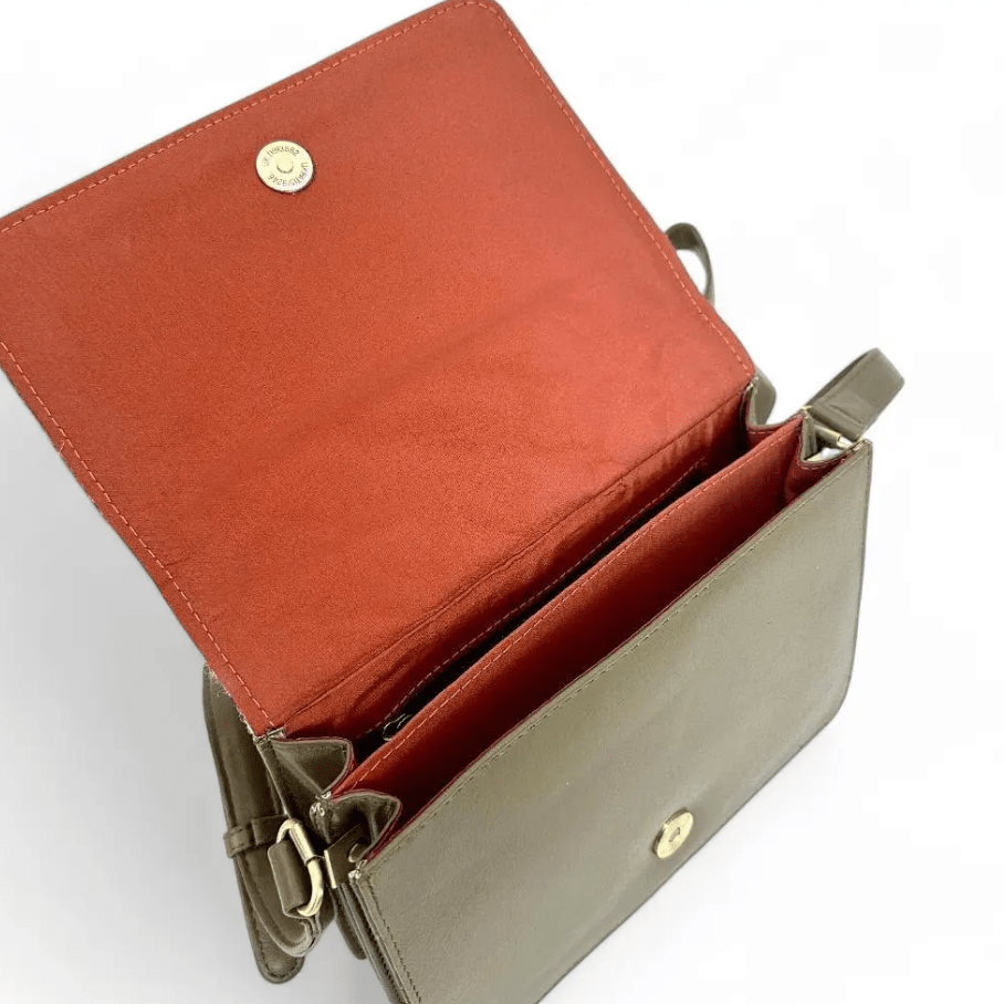 Harris Tweed Quilted Shoulder Bag - Maple Check - The Celtic Gift Store - Handbags