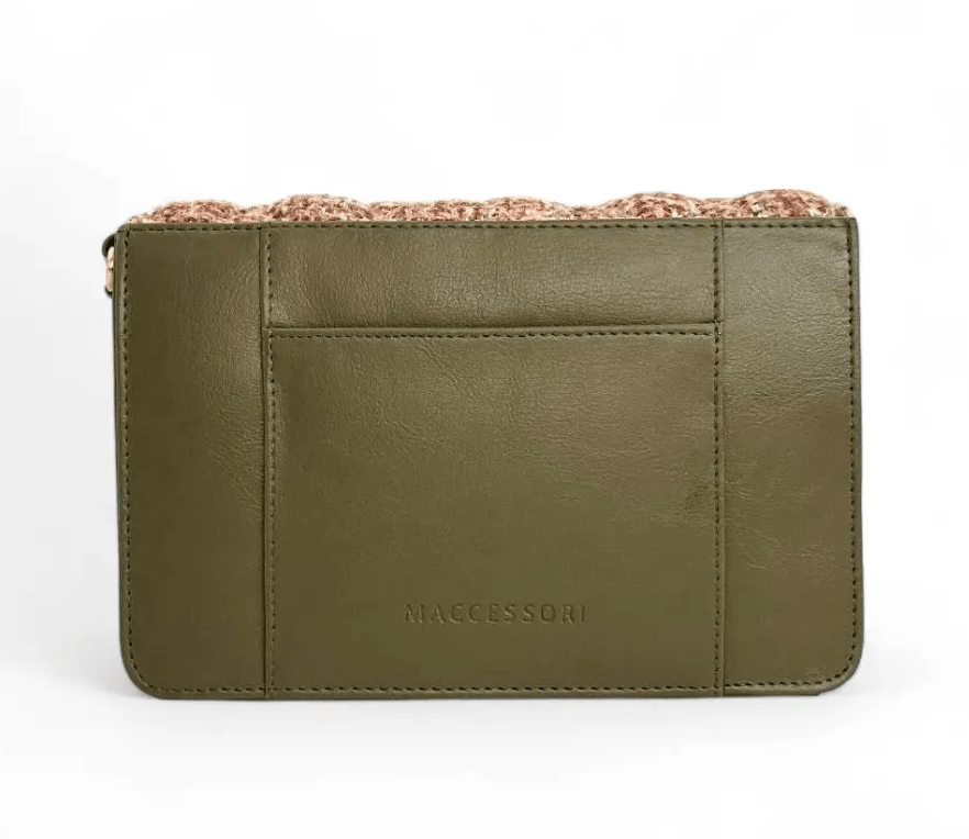 Harris Tweed Quilted Shoulder Bag - Maple Check - The Celtic Gift Store - Handbags