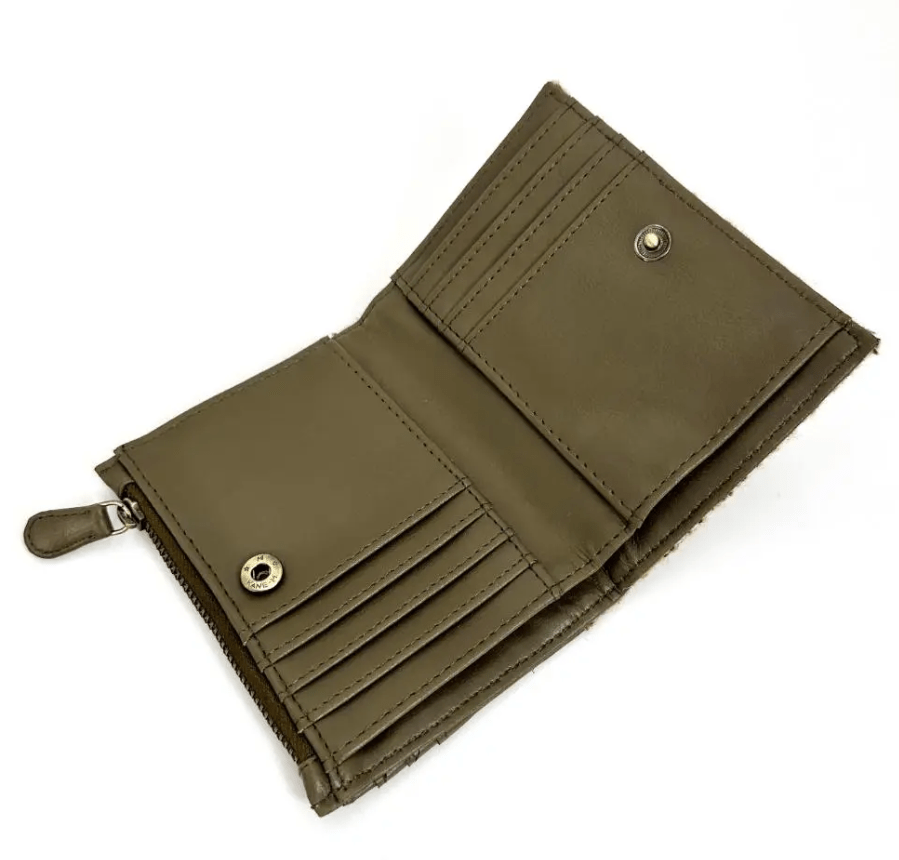 Harris Tweed Quilted Slim Wallet - Maple Check - The Celtic Gift Store - Apparel & Accessories