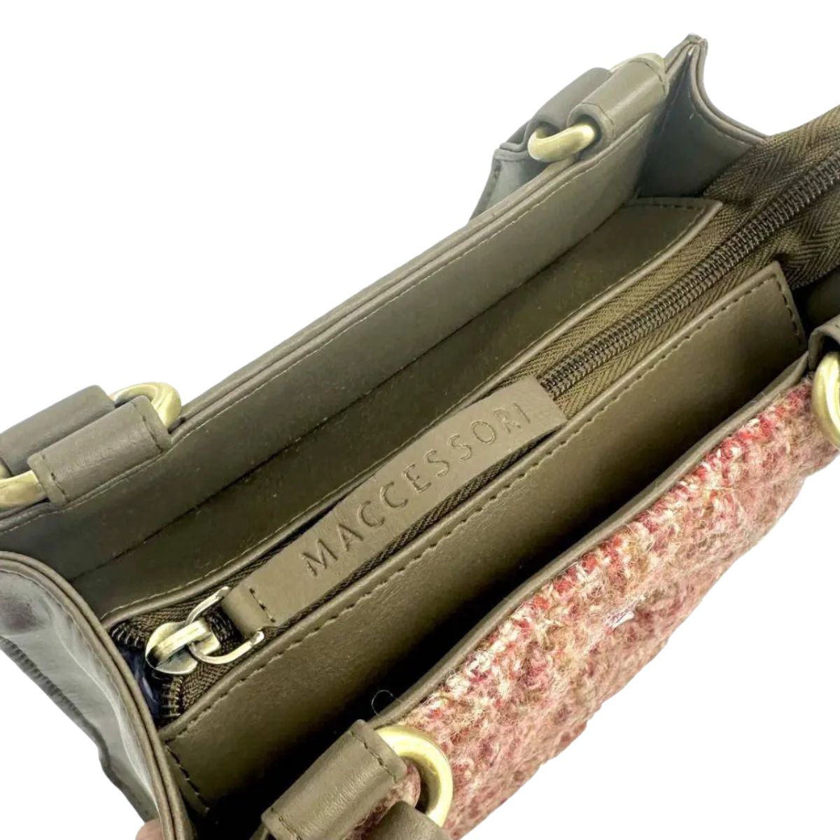 Harris Tweed Quilted Tote Bag - Maple Check