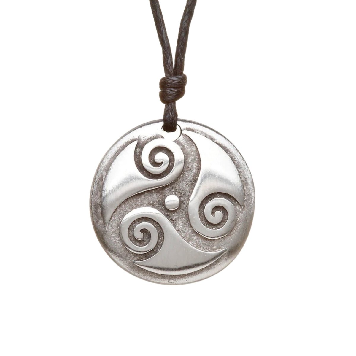 Heritage Collection Pewter Spiral Of Life Necklace