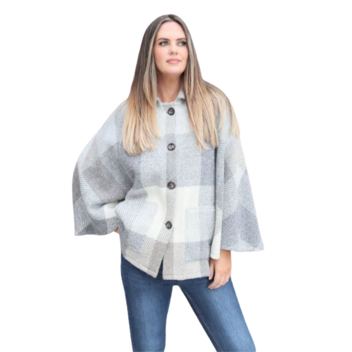 Holly Cape- Kildare Beige - The Celtic Gift Store - Womens Clothing