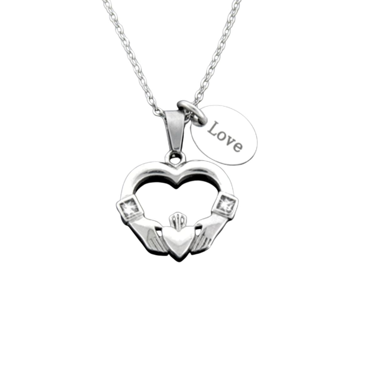 I Give You My Heart' Claddagh Charm Necklace