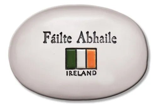 Imprinted 'Failte Abhaile' Rock - The Celtic Gift Store - Decor
