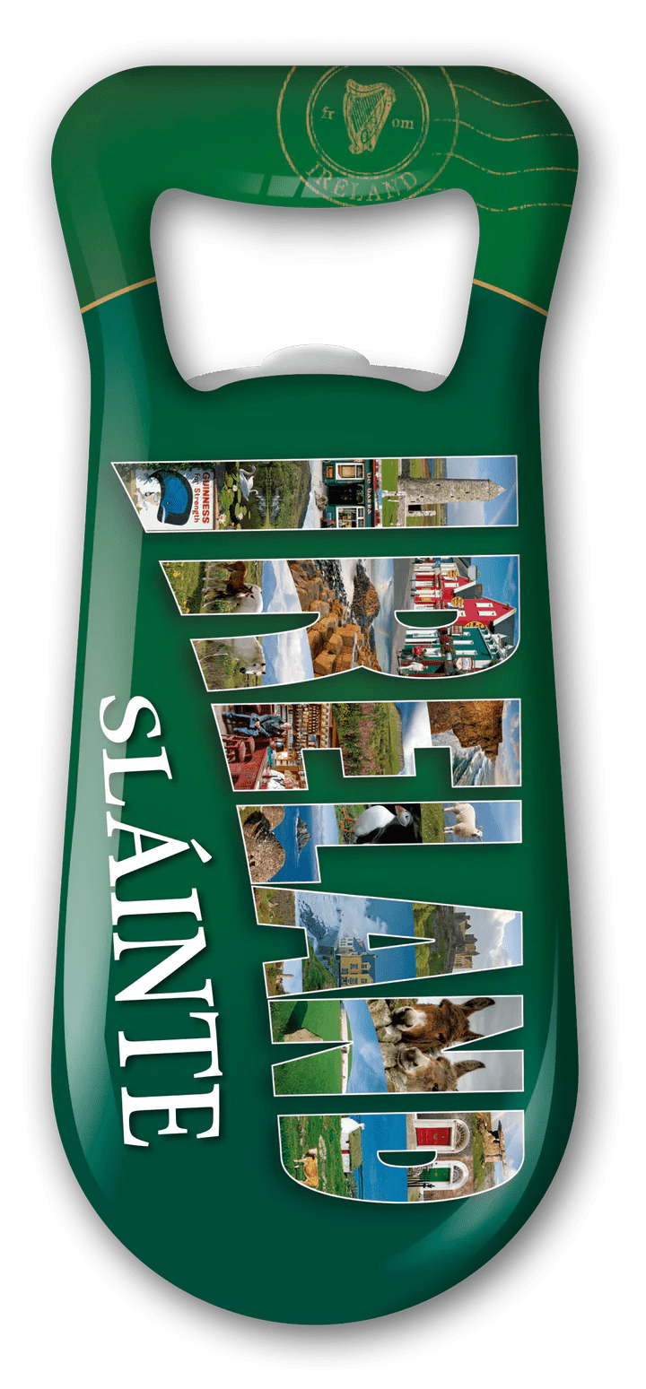 Ireland Magnetic Bottle Opener - The Celtic Gift Store - Barware