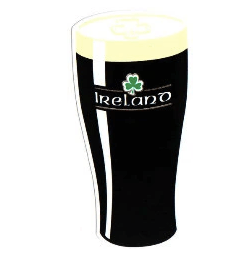 Ireland Pint Sticker - The Celtic Gift Store - Gift
