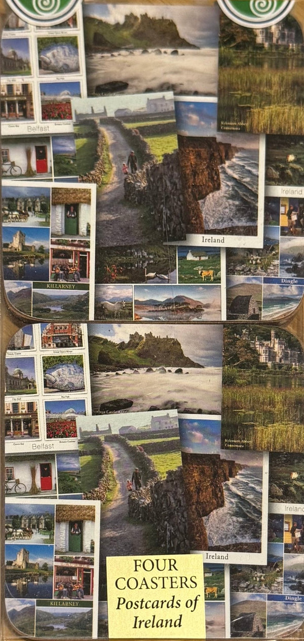 Ireland Postcards Coaster Set - The Celtic Gift Store - Decor